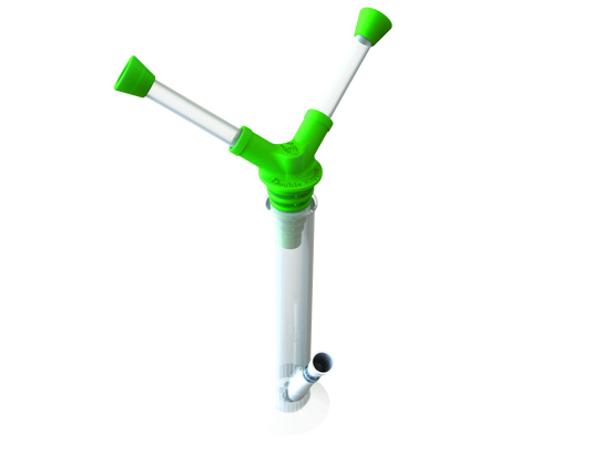 The Double Ripper lets two people smoke out of a bong at once! The Double Ripper has a unique silicone ribbed design that can fit in any bong or rig with a perfect seal. The ribbed silicone body of The Double Ripper provides a smooth enhancement to the hit which is unique to any bong attachment. The Double Ripper comes in a many colors including: Red, Blue, Green, Purple, and more coming soon! Pre-orders available now!