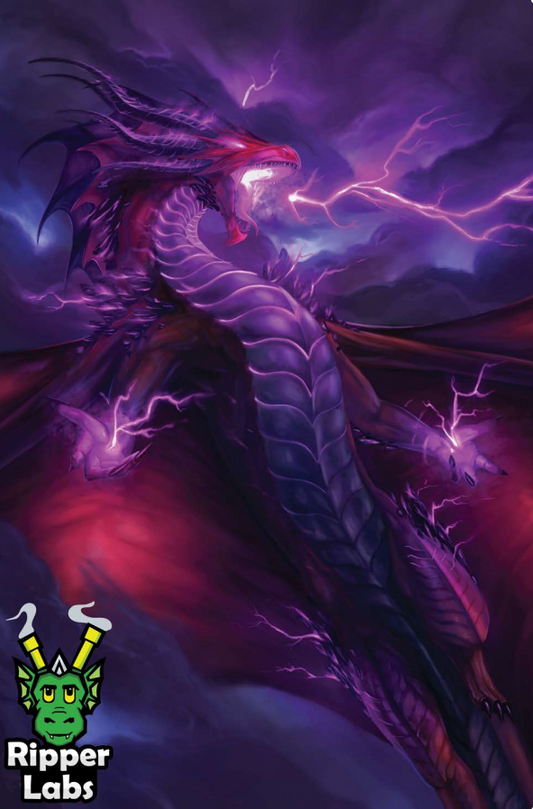 Ripper Labs introduces the brand new Dragon Mats! These 10x15 inch mats are made of heavy duty rubber backing with a fabric top, and are designed to keep your glass safe. The Dragon Mats come in 2 new designs: Purple Haze and Blue Dream! Pre-order your Dragon Mats toady!