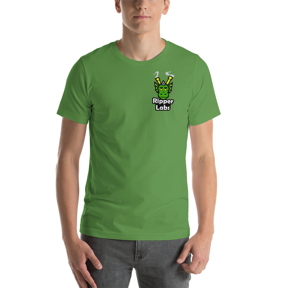 Ripper Labs T-Shirts are here! Ripper Labs t-shirts come in 4 colors including: Black, Maroon, Leaf Green, and White. Pre-order yours today!