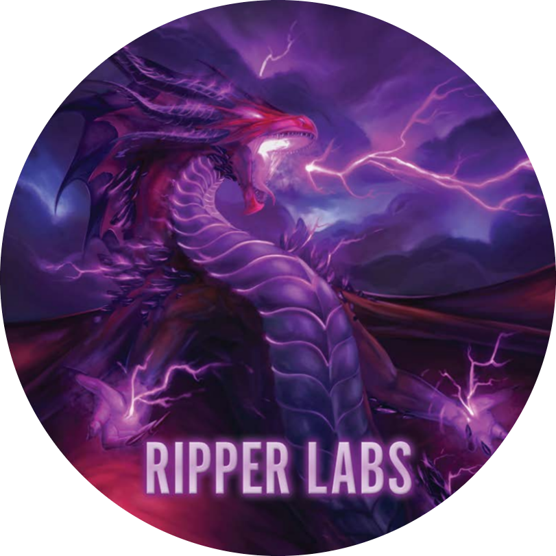 Ripper Labs introduces the brand new Dragon Mats! These 8 inch diameter mats are made of heavy duty rubber backing with a fabric top, and are designed to keep your glass safe. The Dragon Mats come in 2 new designs: Purple Haze and Blue Dream! Pre-order your Dragon Mats toady!