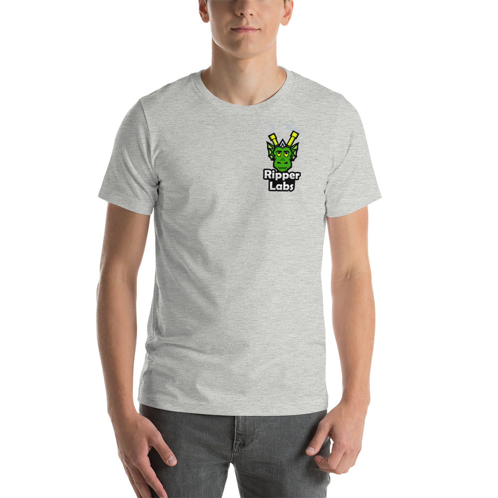 Ripper Labs T-Shirts are here! Ripper Labs t-shirts come in 4 colors including: Black, Maroon, Leaf Green, and White. Pre-order yours today!